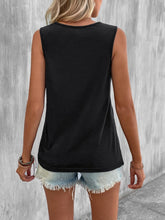 Load image into Gallery viewer, Twisted Round Neck Tank