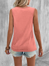 Load image into Gallery viewer, Twisted Round Neck Tank