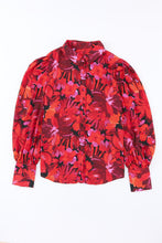 Load image into Gallery viewer, Printed Bishop Sleeve Collared Shirt