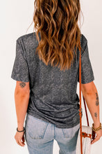 Load image into Gallery viewer, ROCK & ROLL Graphic Round Neck Short Sleeve Tee
