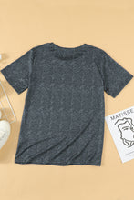 Load image into Gallery viewer, ROCK & ROLL Graphic Round Neck Short Sleeve Tee