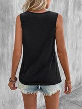 Load image into Gallery viewer, Twisted Round Neck Tank
