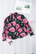 Load image into Gallery viewer, Printed Bishop Sleeve Collared Shirt
