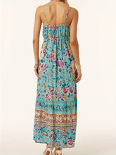 Load image into Gallery viewer, Printed Scoop Neck Midi Cami Dress
