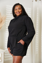 Load image into Gallery viewer, Culture Code Full Size Open Back Romper with Pockets
