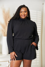 Load image into Gallery viewer, Culture Code Full Size Open Back Romper with Pockets
