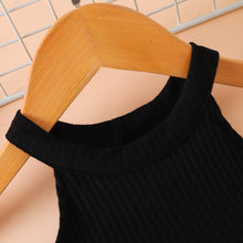 Load image into Gallery viewer, Ribbed Sleeveless Tulle Dress
