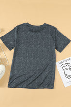 Load image into Gallery viewer, ROCK &amp; ROLL Graphic Round Neck Short Sleeve Tee

